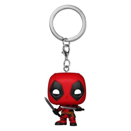 Deadpool 3 Llaveros Pocket POP! Vinyl Deadpool 4 cm Expositor (12)