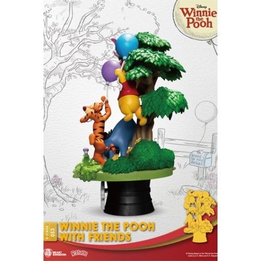 Disney Diorama PVC D-Stage Winnie The Pooh With Friends 16 cm