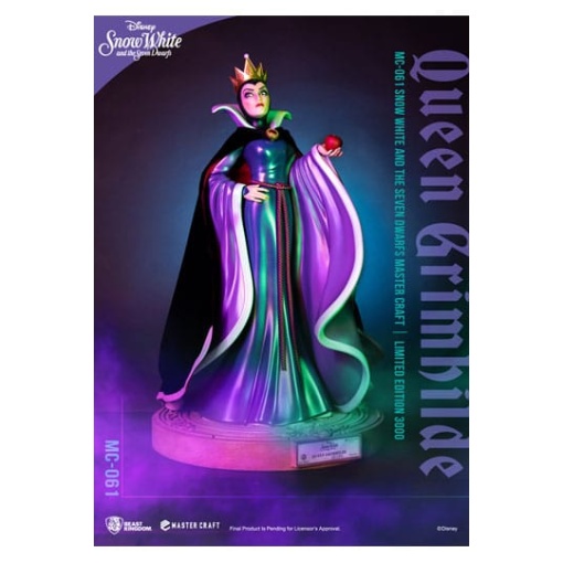 Disney Snow White and the Seven Dwarfs Estatua Master Craft Queen Grimhilde 41 cm