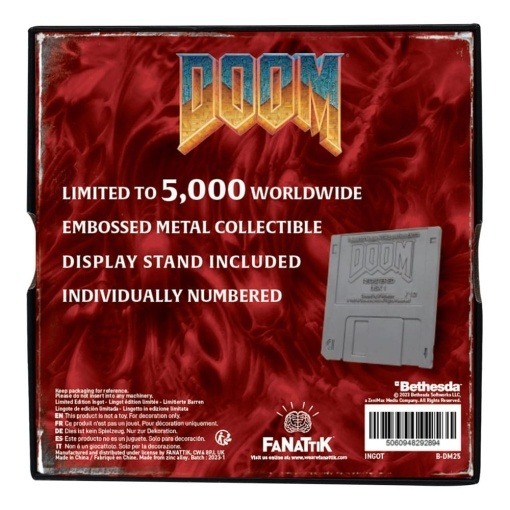 Doom Eternal Réplica Floppy Disc Limited Edition