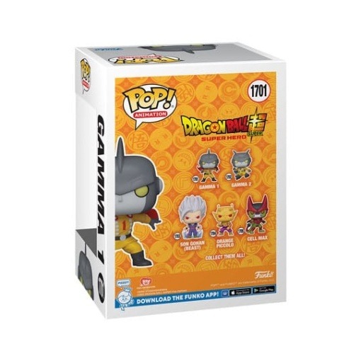 Dragon Ball Super: Super Hero Figura POP! Animation Vinyl Gamma 1 9 cm