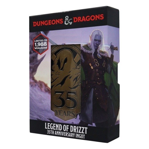 Dungeons & Dragons Lingote 35th Anniversary  Legend of Drizzt Limited Edition