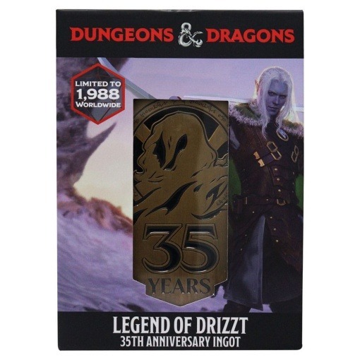 Dungeons & Dragons Lingote 35th Anniversary  Legend of Drizzt Limited Edition