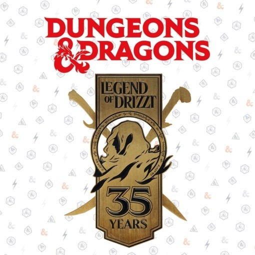 Dungeons & Dragons Lingote 35th Anniversary  Legend of Drizzt Limited Edition