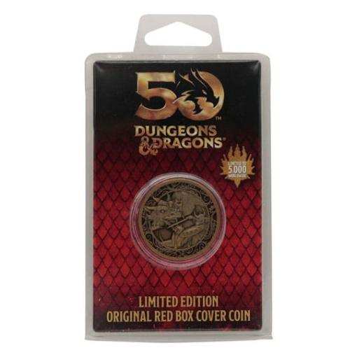 Dungeons & Dragons Moneda 50th Anniversary Antique Gold Edition 4 cm