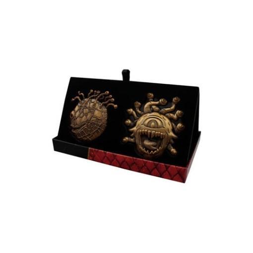 Dungeons & Dragons Pack de 2 Medallóns 50th Anniversary Beholder Twin Edition