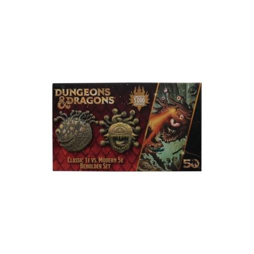 Dungeons & Dragons Pack de 2 Medallóns 50th Anniversary Beholder Twin Edition