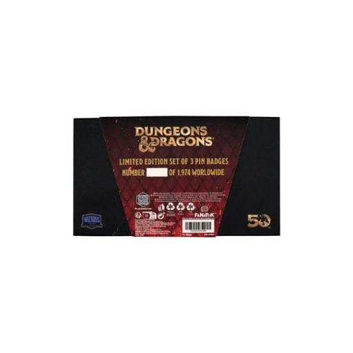 Dungeons & Dragons Pack de 3 Chapas 50th Anniversary