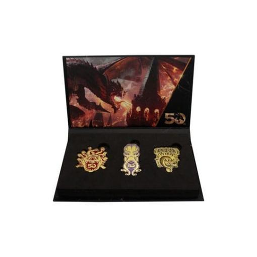 Dungeons & Dragons Pack de 3 Chapas 50th Anniversary