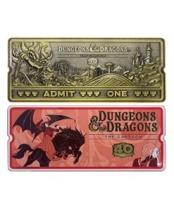 Dungeons & Dragons: The Cartoon Réplica 40th Anniversary Rollercoaster Ticket Limited Edition