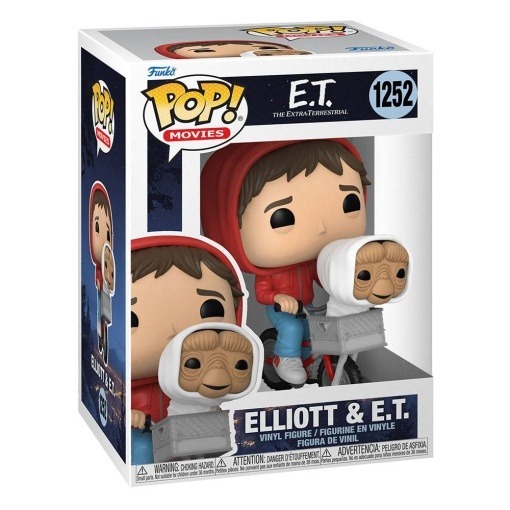 E.T. El Extraterrestre POP! Vinyl Figura Elliot w/ET in Bike Basket 9 cm