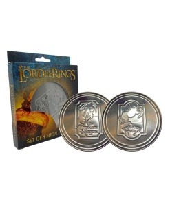 El Señor de los Anillos Pack de 4 Posavasos Green Dragon