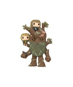 El Señor de los Anillos Super Sized POP! Animation Vinyl Figura Treebeard w/Mary & Pip 15 cm