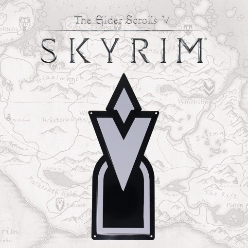 Elder Scrolls Skyrim Placa de Chapa Skyrim Quest Marker