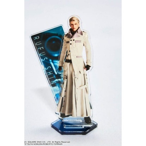 Final Fantasy VII Remake Figura acrilico Rufus Shinra 8 cm