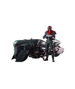 Final Fantasy VII Remake Play Arts Kai Figura & Vehículo Shinra Elite Security Officer & Bike