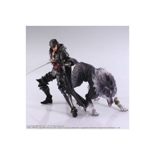 Final Fantasy XVI Bring Arts Figura Set Clive Rosfield & Torgal