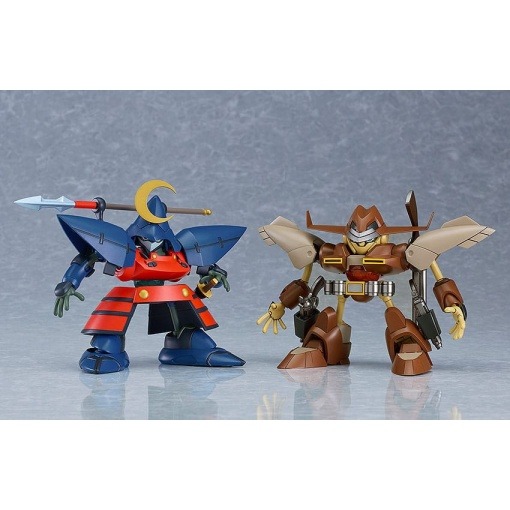 Hao Taikei Ryu Knight Moderoid Plastic Model Kit Collection Series: 3 Hayatmaru & Delingar 10 cm