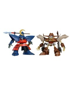 Hao Taikei Ryu Knight Moderoid Plastic Model Kit Collection Series: 3 Hayatmaru & Delingar 10 cm