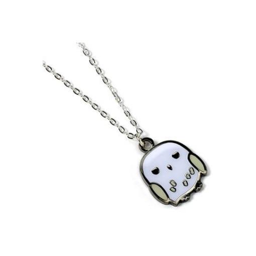 Harry Potter Cutie Collection Collar con Colgante Hedwig (bañado en plata)