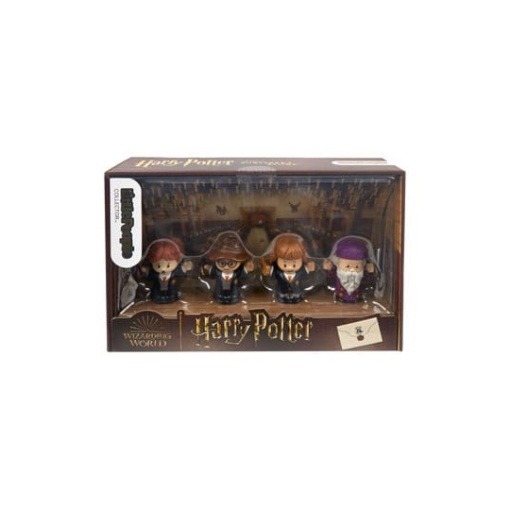 Harry Potter Pack de 4 Minifiguras Fisher-Price Little People Collector Piedra Filosofal 6 cm