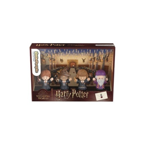 Harry Potter Pack de 4 Minifiguras Fisher-Price Little People Collector Piedra Filosofal 6 cm