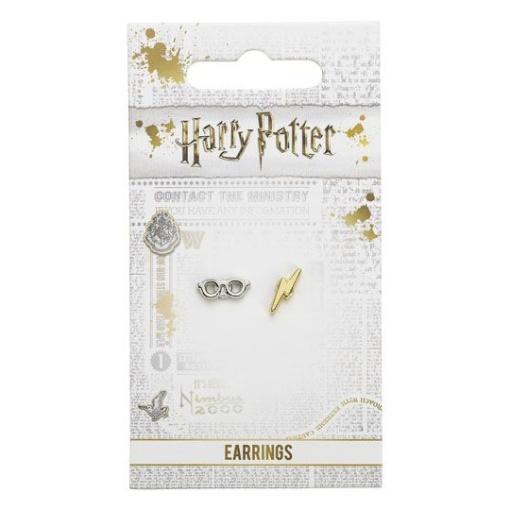 Harry Potter Pendientes Rayo & gafas