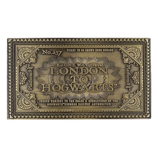 Harry Potter Réplica Hogwarts Train Ticket Limited Edition