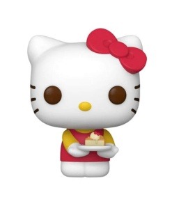 Hello Kitty Figura POP! Sanrio Vinyl Hello Kitty with Dessert 9 cm