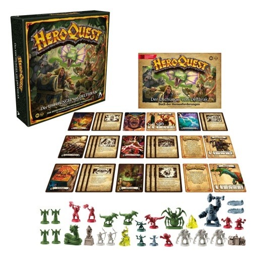 HeroQuest Expansión del Juego de Mesa Der Dschungel von Delthrak Pack de Misión *Edición Aléman*