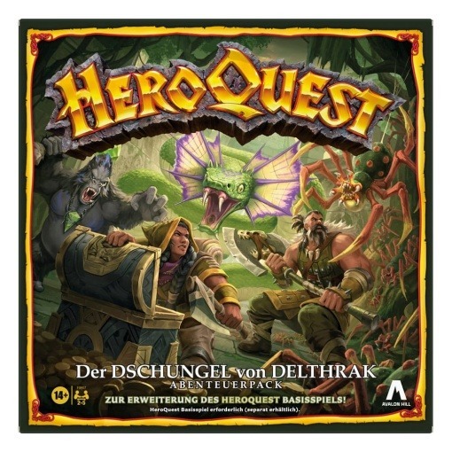 HeroQuest Expansión del Juego de Mesa Der Dschungel von Delthrak Pack de Misión *Edición Aléman*