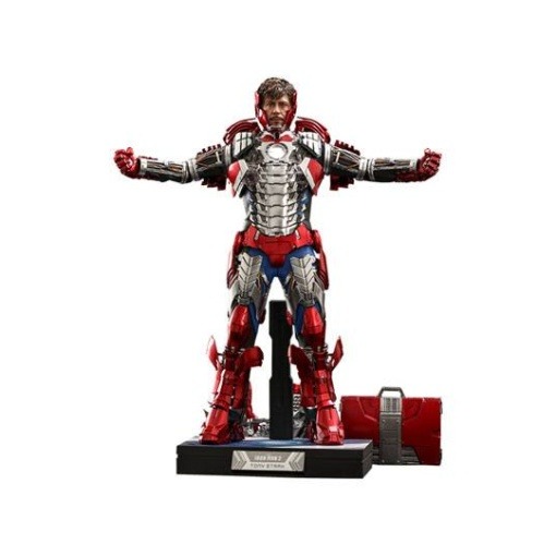 Iron Man 2 Figura Movie Masterpiece 1/6 Tony Stark (Mark V Suit Up Version) Deluxe 31 cm