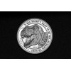 Jurassic Park Moneda 25th Anniversary T-Rex Silver Edition