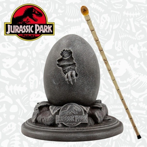 Jurassic Park Réplicas 30th Anniversary Replica Egg & John Hammond Cane Set