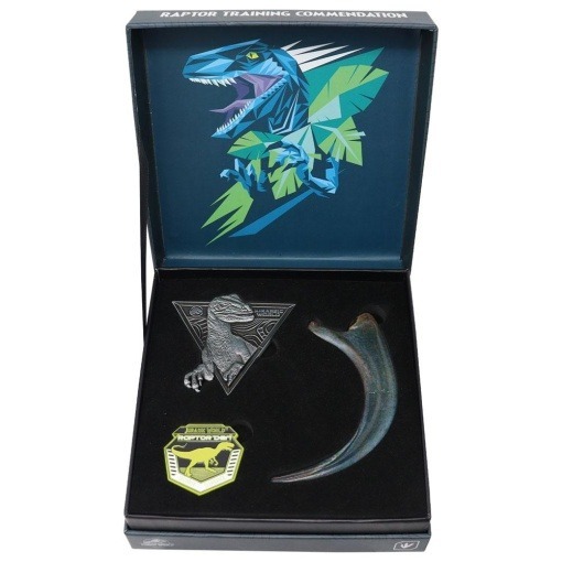 Jurassic World Pack de 3 Chapas Raptor Training Commendation Limited Edition