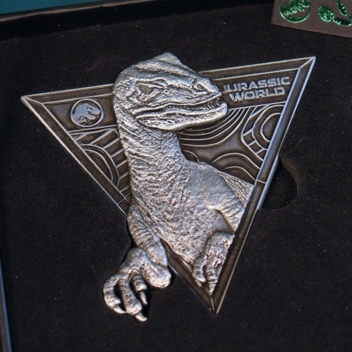 Jurassic World Pack de 3 Chapas Raptor Training Commendation Limited Edition