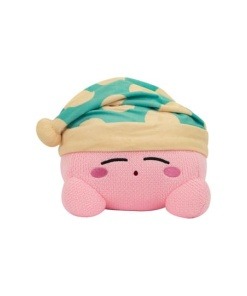 Kirby Peluche Nuiguru-Knit Kirby Sleeping Mega 25 cm