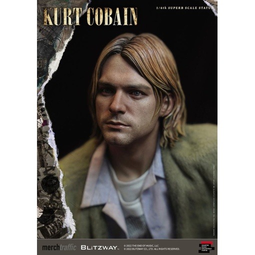 Kurt Cobain Estatua Superb Scale 1/4 Unplugged 37 cm