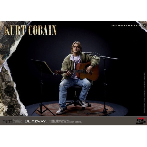 Kurt Cobain Estatua Superb Scale 1/4 Unplugged 37 cm