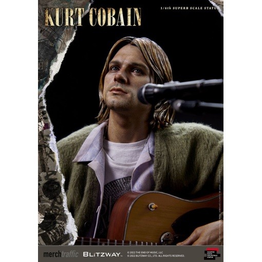 Kurt Cobain Estatua Superb Scale 1/4 Unplugged 37 cm