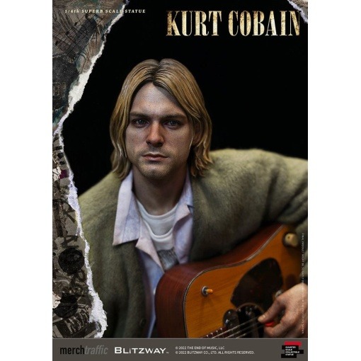 Kurt Cobain Estatua Superb Scale 1/4 Unplugged 37 cm