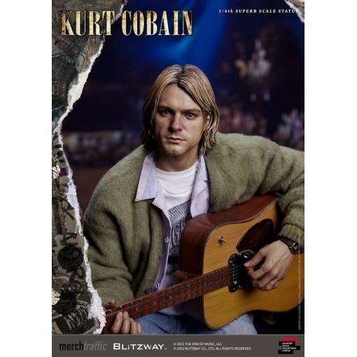 Kurt Cobain Estatua Superb Scale 1/4 Unplugged 37 cm