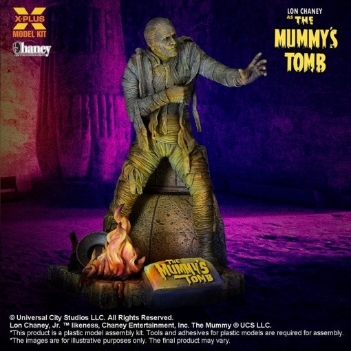 La Tumba de la Momia Maqueta Plastic Model Kit 1/8 Lon Chaney Jr. as Mummy 23 cm