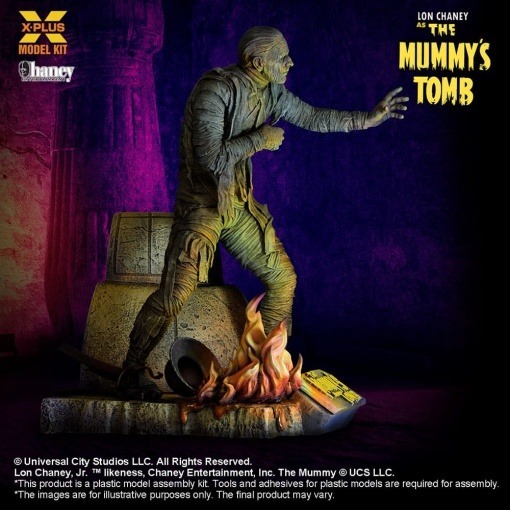 La Tumba de la Momia Maqueta Plastic Model Kit 1/8 Lon Chaney Jr. as Mummy 23 cm