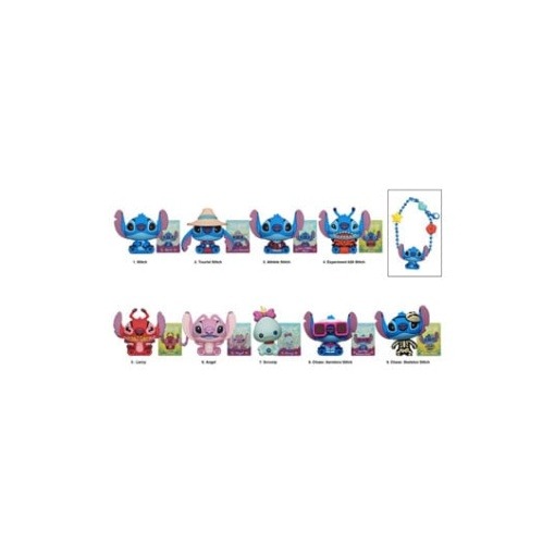 Lilo & Stitch Colgantes PVC 3D Stitch Charm Expositor (24)