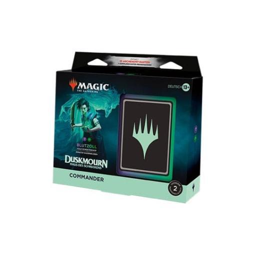 Magic the Gathering Duskmourn: Haus des Schreckens Mazos de Commander Caja (4) alemán