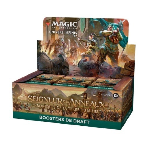 Magic the Gathering Le Seigneur des Anneaux : chroniques de la Terre du Milieu Caja de Sobres de Draft (36) francés