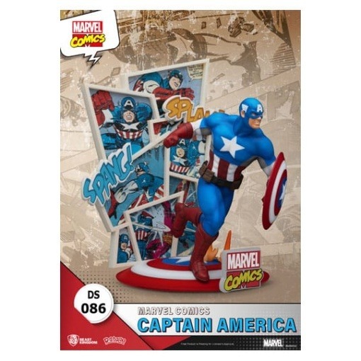 Marvel Comics Diorama PVC D-Stage Captain America 16 cm