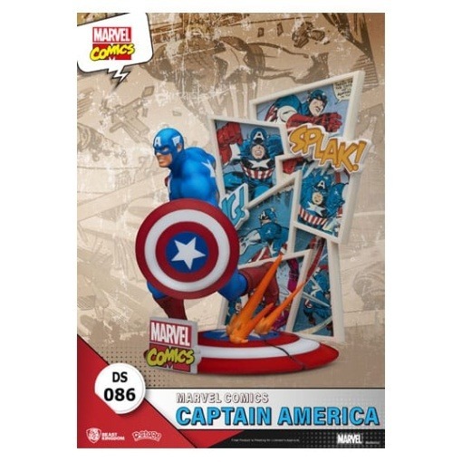 Marvel Comics Diorama PVC D-Stage Captain America 16 cm