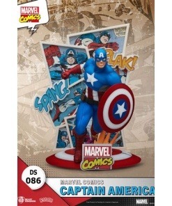 Marvel Comics Diorama PVC D-Stage Captain America 16 cm